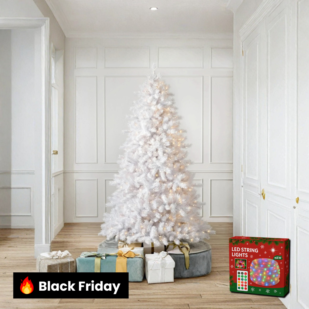 Árvore Classic Branca [ + LED DE BRINDE ]
