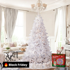 Árvore Classic Branca [ + LED DE BRINDE ]