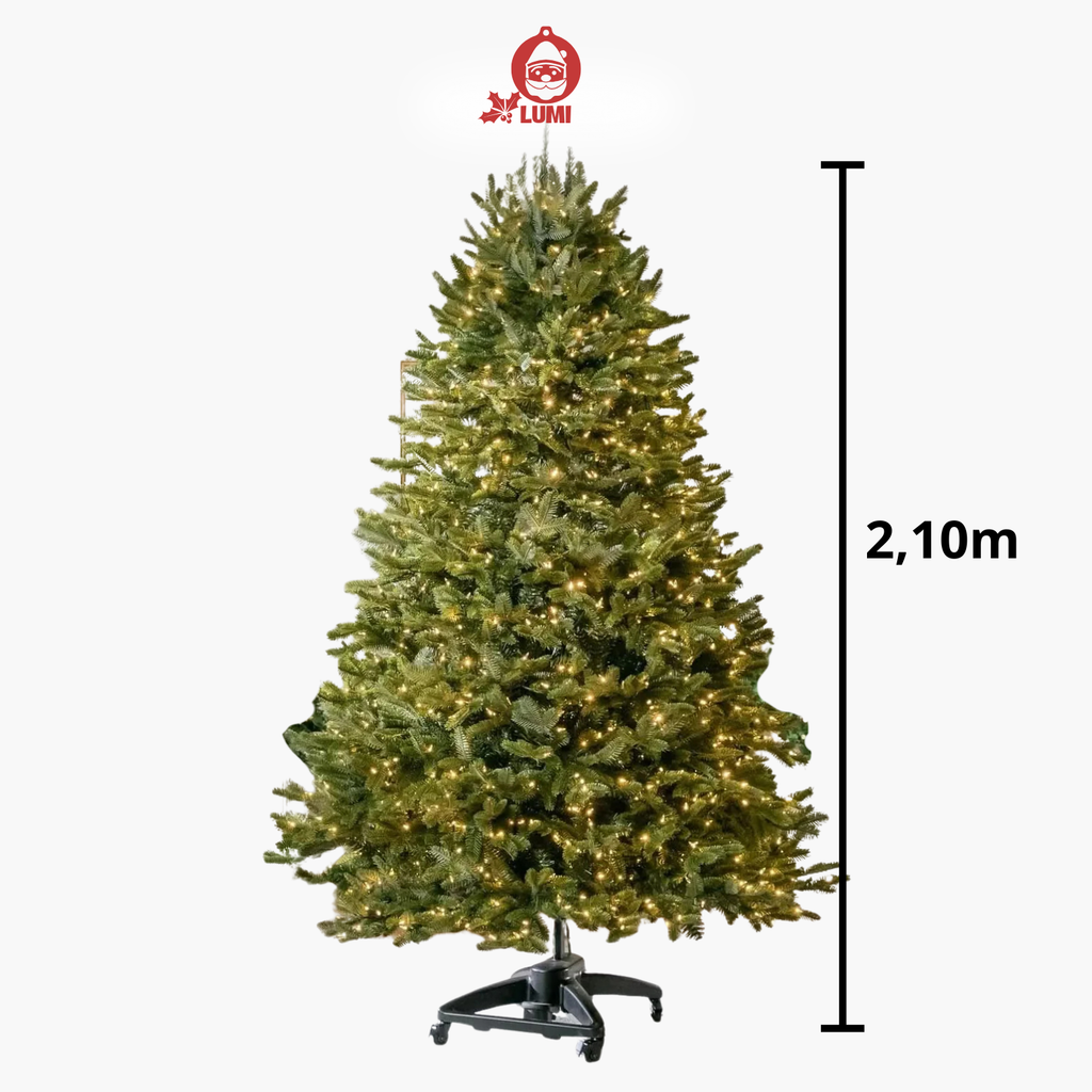 LumiNoel ™ - Árvore de Natal Premium com LEDs Embutidos