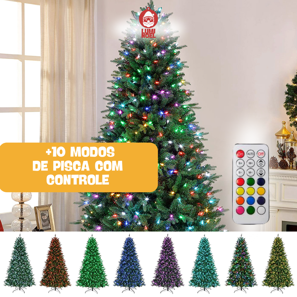 LumiNoel ™ - Árvore de Natal Premium com LEDs Embutidos
