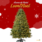 LumiNoel ™ - Árvore de Natal Premium com LEDs Embutidos